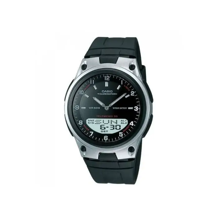 Casio AW-80-1AVDF Quartz Silikon Siyah 40 mm Erkek Kol Saati