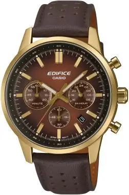 Casio EFR-575CL-5ADF Quartz Deri Kordon Kahve 10 ATM 41 mm Erkek Kol Saati