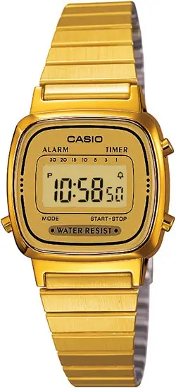 Casio LA670WGA-9DF Quartz Çelik Altın Rengi 25 mm Kadın Kol Saati