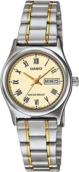 Casio LTP-V006SG-9BUDF Quartz Çelik Gri Altın Sarısı 25 mm Kadın Kol Saati