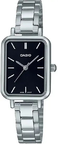 Casio LTP-V009D-1EUDF Quartz Çelik Gri Siyah Kadran 21 mm Kadın Kol Saati