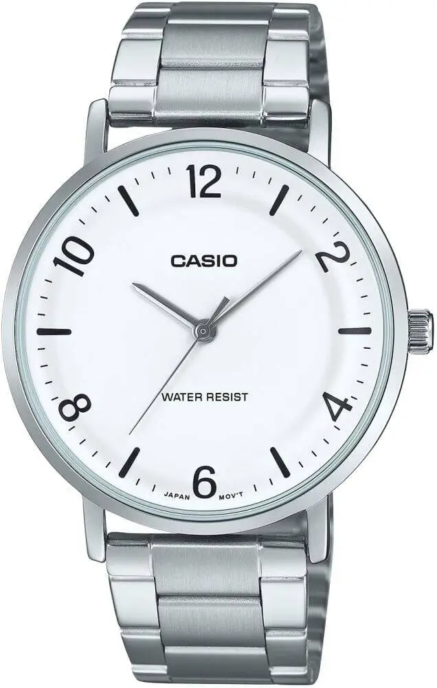 Casio MTP-VT03D-7BDF Quartz Çelik Gri 40 mm Erkek Kol Saati