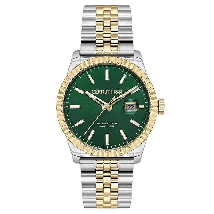 Cerruti 1881 CIWGH0090607 Quartz Çelik Gri Altın Rengi 40 mm Erkek Kol Saati