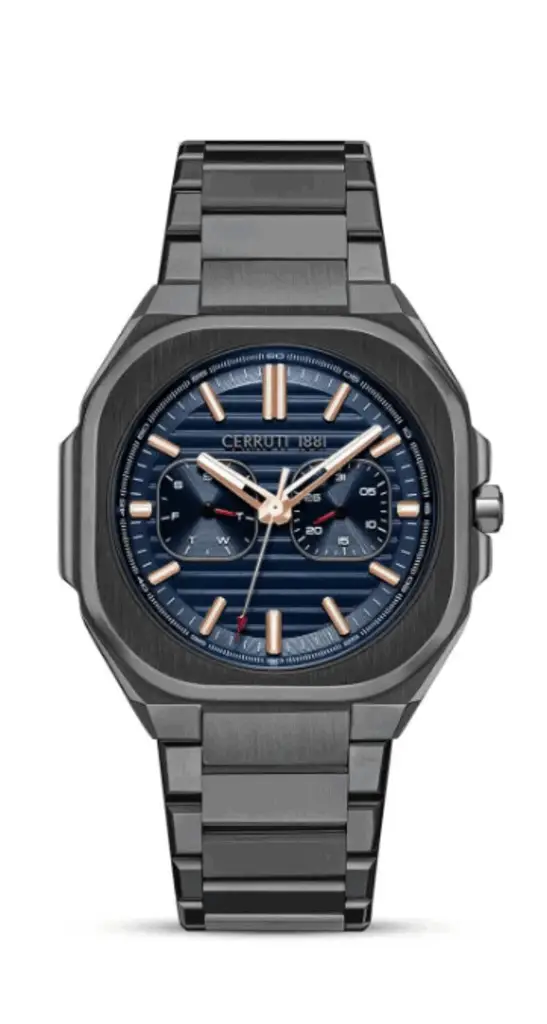 Cerruti 1881 CIWGK0073501 Quartz Çelik Gri Mavi Kadran 39x51 mm Erkek Kol Saati 