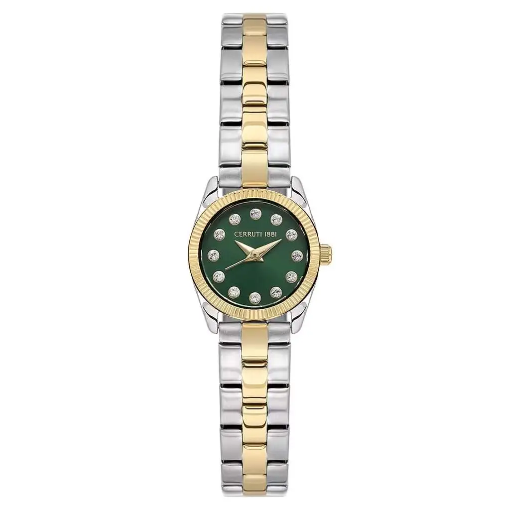 Cerruti 1881 CIWLG0101007 Quartz Çelik Altın Rengi/Gri 19 mm Kadın Kol Saati