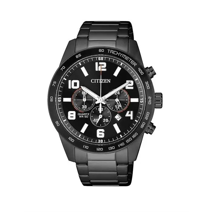 Citizen AN8165-59E Quartz Çelik Siyah 44 mm Erkek Kol Saati
