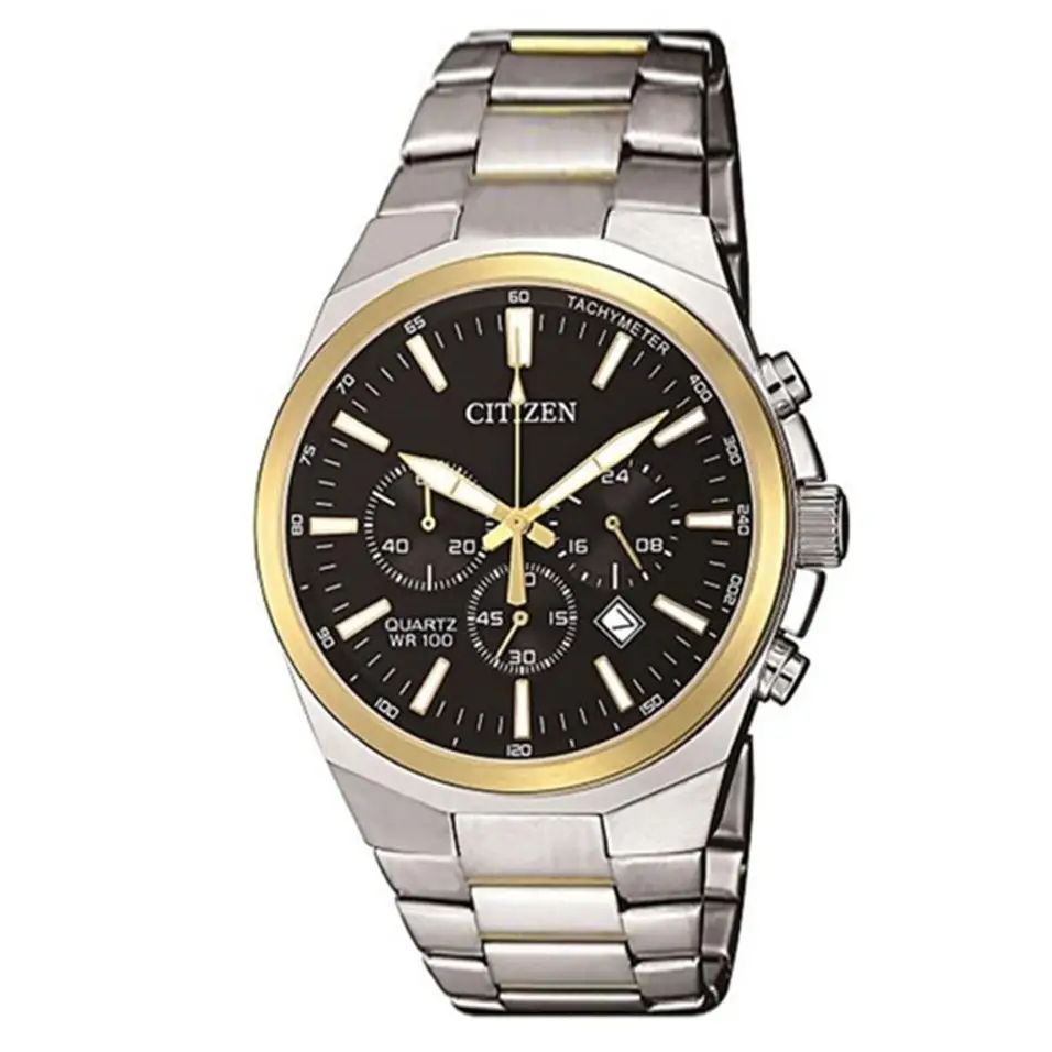 Citizen AN8174-58E Quartz Çelik Gri Siyah Kadran 41 mm Erkek Kol Saati