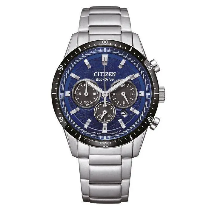 Citizen CA4624-56L Quartz Çelik Gri Mavi Kadran 10 ATM 39 mm Erkek Kol Saati