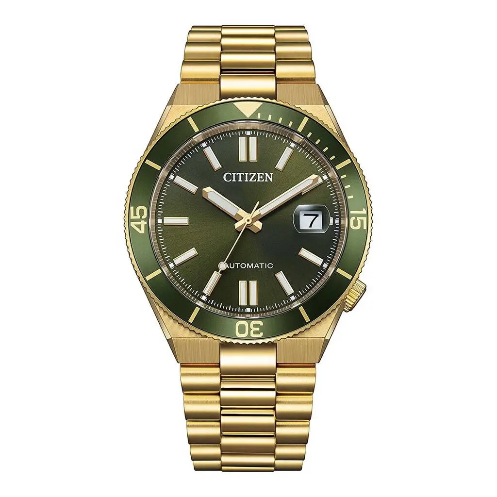 Citizen NJ0232-53X Otomatik Altın Rengi Safir 10 ATM 40 mm Erkek Kol Saati
