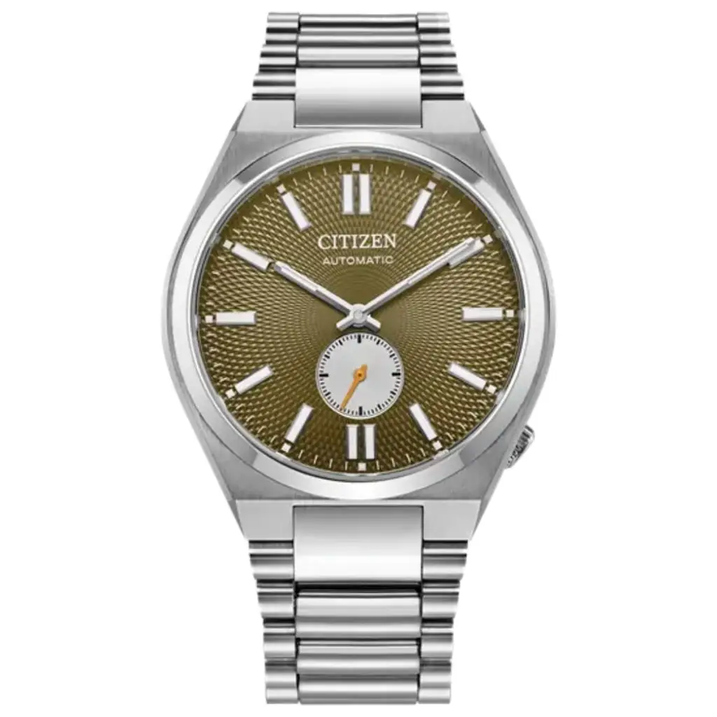 Citizen NK5010-51X Otomatik Çelik Gri Yeşil Kadran Safir Cam 40 mm Erkek Kol Saati