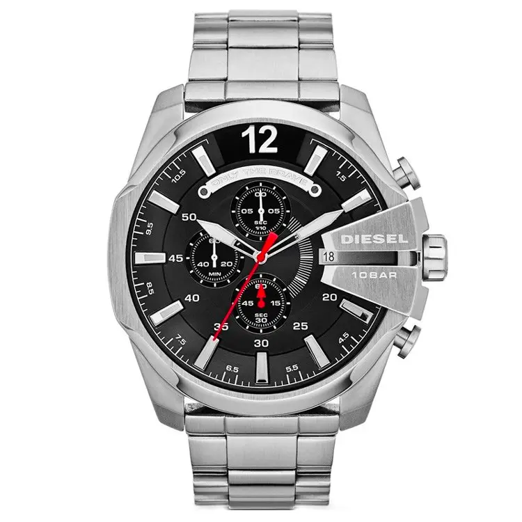 Diesel DZ4308 Quartz Çelik Gri Siyah Kadran 51 mm Erkek Kol Saati