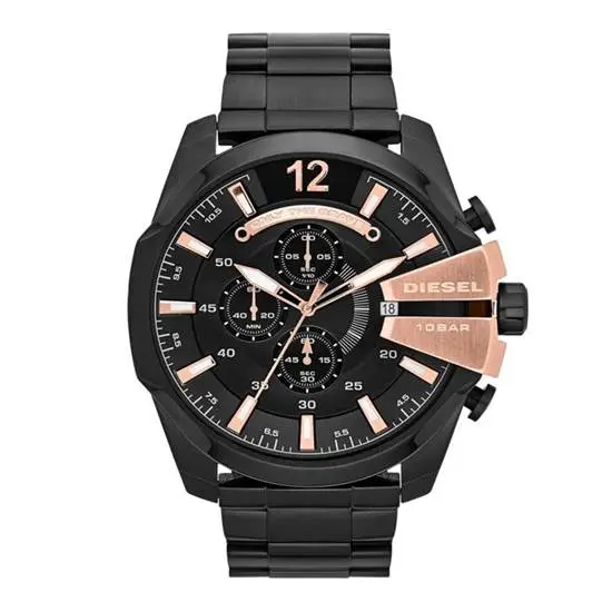 Diesel DZ4309 Quartz Çelik Siyah 10 ATM 51 mm Erkek Kol Saati