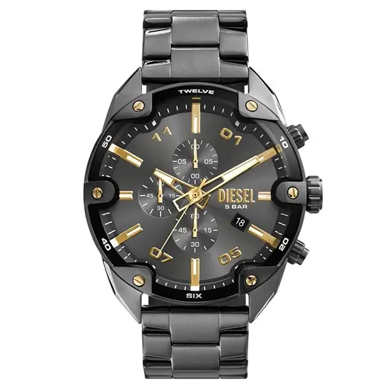 Diesel DZ4669 Quartz Çelik Füme 49 mm Erkek Kol Saati