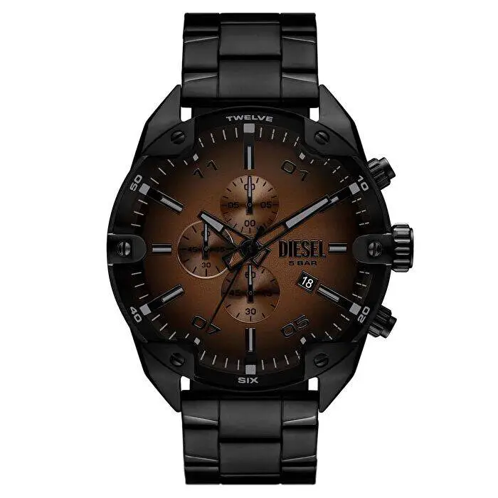 Diesel DZ4691 Quartz Çelik Siyah 49 mm Erkek Kol Saati