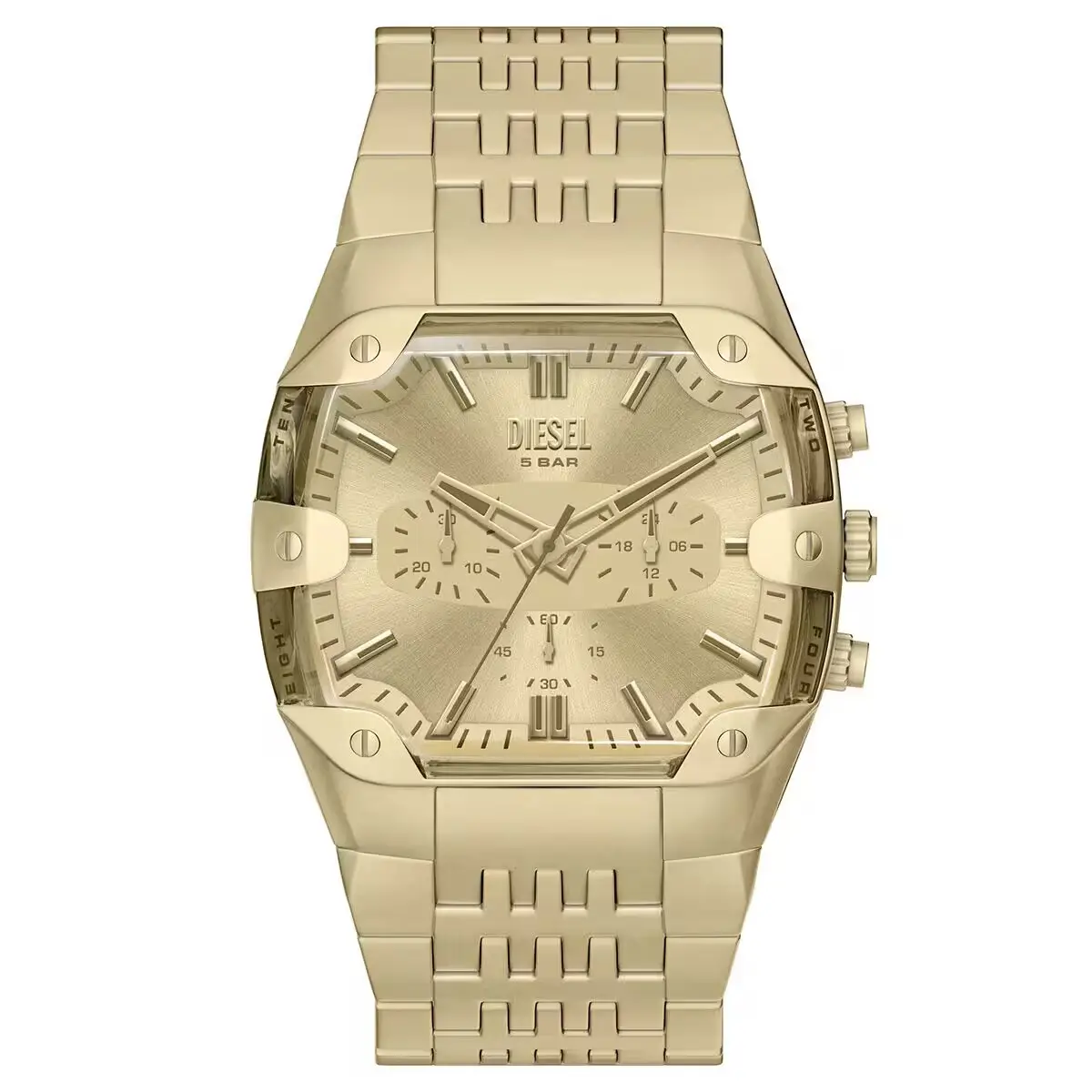 Diesel DZ4718 Quartz Çelik Altın Rengi 45 mm Erkek Kol Saati