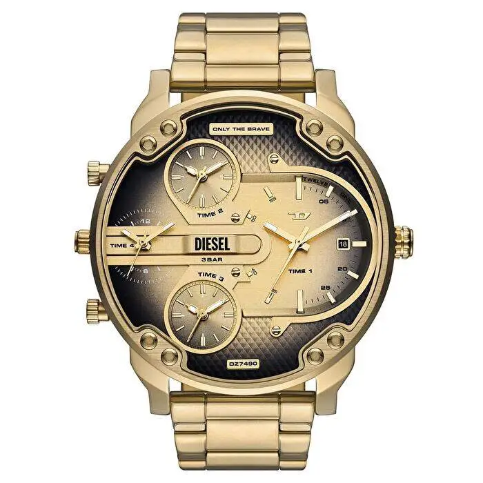 Diesel DZ7490 Quartz Çelik Altın Rengi 54 mm Erkek Kol Saati