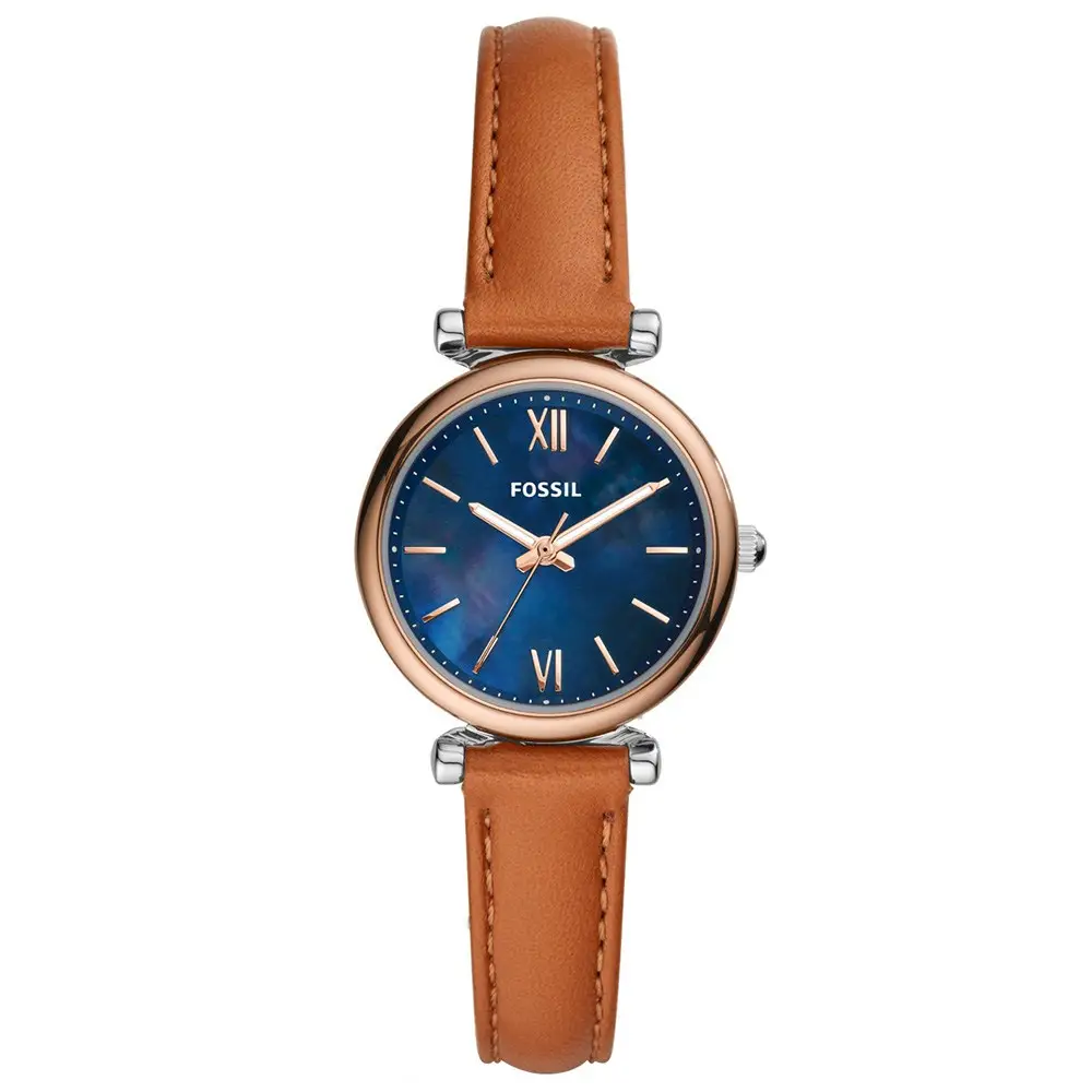Fossil FES4701 Taba Lacivert Kadran 28 mm Kadın Kol Saati