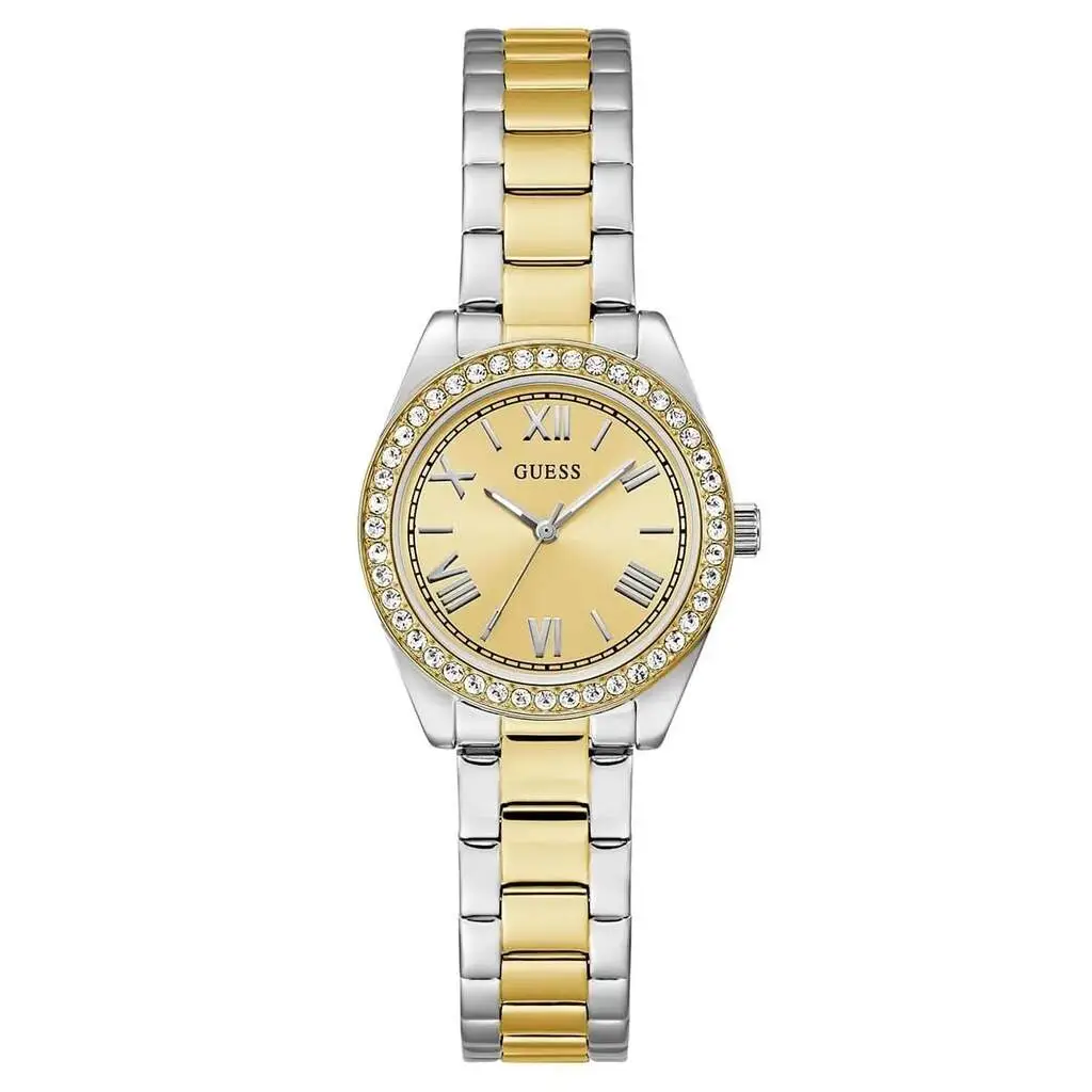 Guess GUGW0841L2 Quartz Çelik Gri Altın Rengi 30 mm Kadın Kol Saati