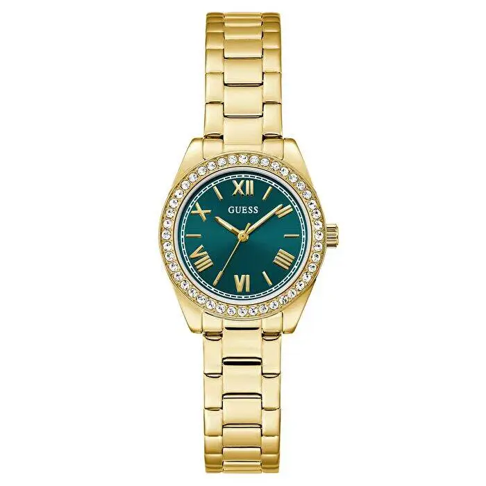 Guess GUGW0841L9 Quartz Çelik Altın Rengi Yeşil Kadran 30 mm Kadın Kol Saati