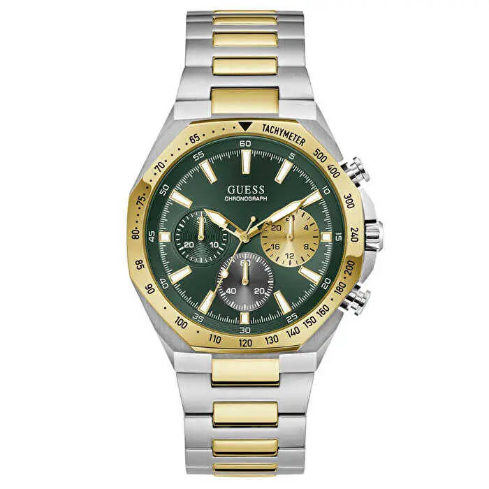 Guess GUGW1122G4 Quartz Çelik Gri-Altın Rengi 42 mm Erkek Kol Saati
