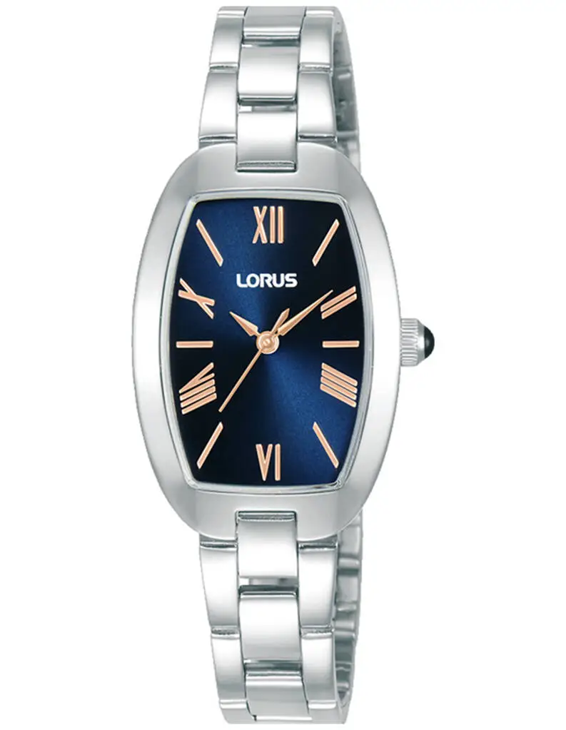 Lorus RG219YX9 Quartz Çelik Gri Lacivert Kadran 23 mm Kadın Kol Saati