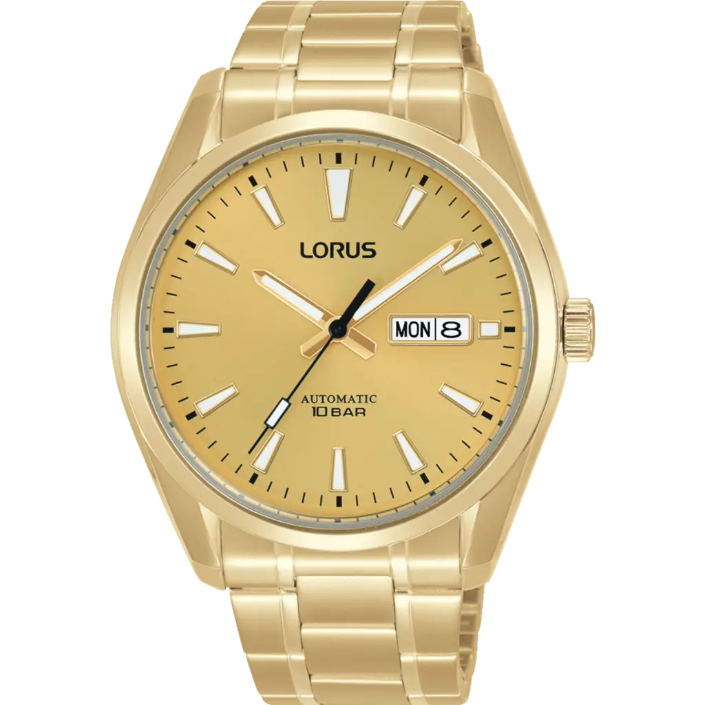 Lorus RL456BX9 Quartz Çelik Altın Rengi 43 mm Erkek Kol Saati