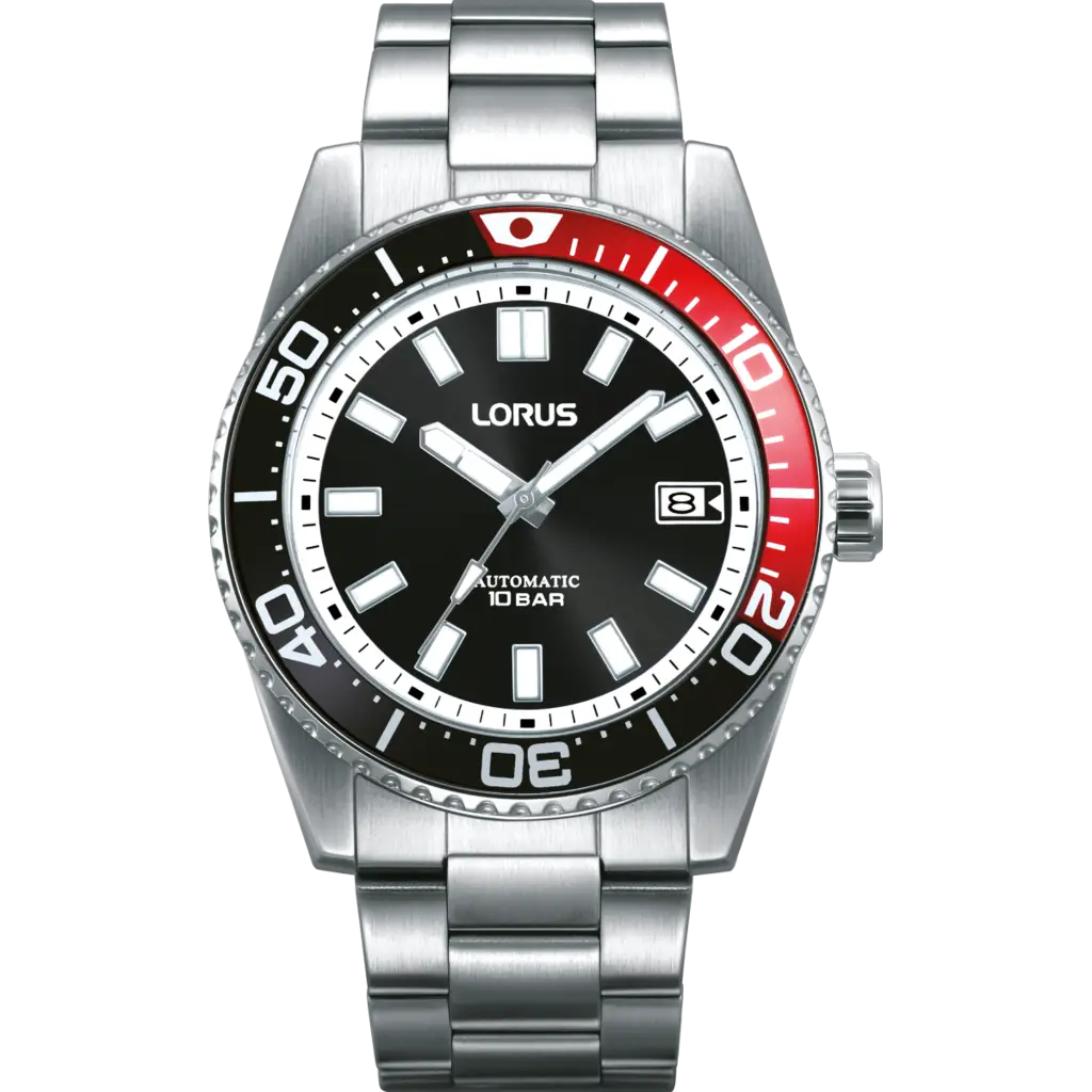 Lorus RU421AX9 Otomatik Çelik Gri 10 ATM 42 mm Erkek Kol Saati