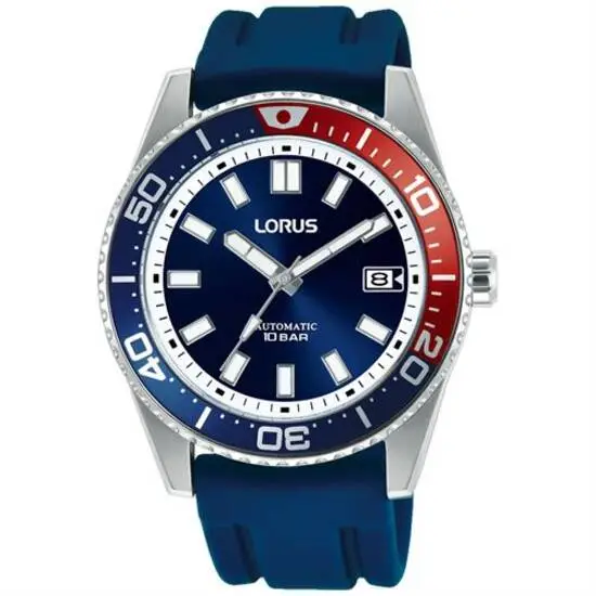 Lorus RU431AX9 Otomatik Silikon Lacivert 10 ATM 42 mm Erkek Kol Saati