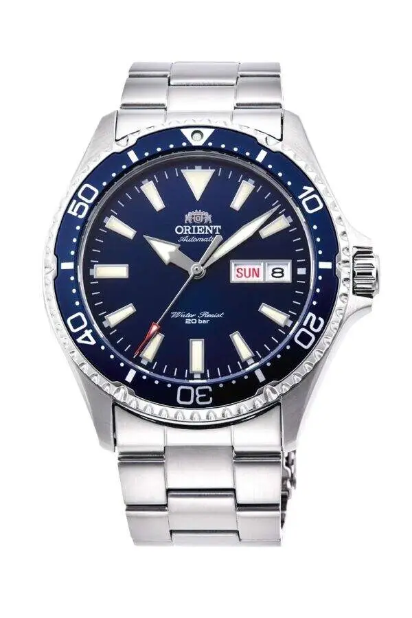 Orient RA-AA0002L39B Kurmalı Otomatik Çelik Gri Lacivert Kadran 20 ATM 43 mm Erkek Kol Saati