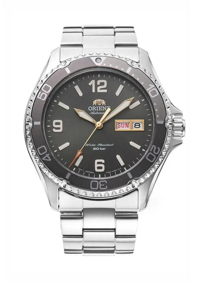 Orient Mako RA-AA0819N19B Kurmalı Otomatik Çelik Gri 20 ATM 42 mm Erkek Kol Saati