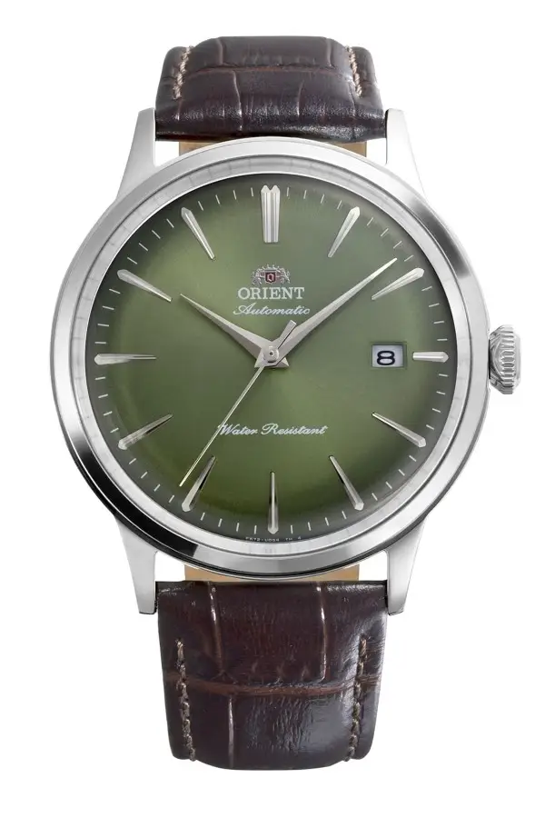Orient RA-AC0029E30B Otomatik Deri Kahverengi Yeşil Kadran 40 mm Erkek Kol Saati