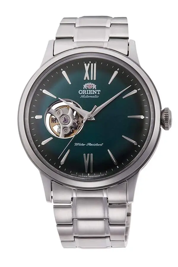 Orient Bambino RA-AG0026E30B Otomatik Çelik Gri Yeşil Kadran 41 mm Erkek Kol Saati