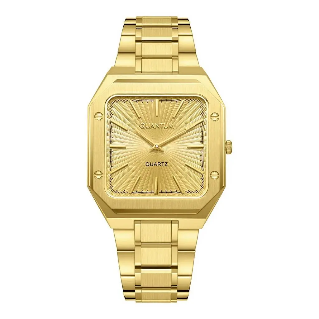 Quantum HNG1289.110 Quartz Çelik Gold 10 ATM 38 mm Erkek Kol Saati