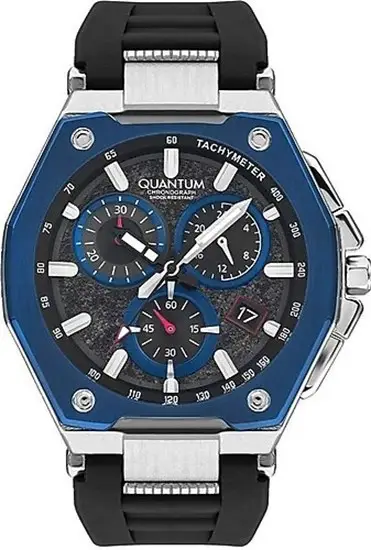 Quantum PWG1005.051 47 mm Siyah Erkek Saat