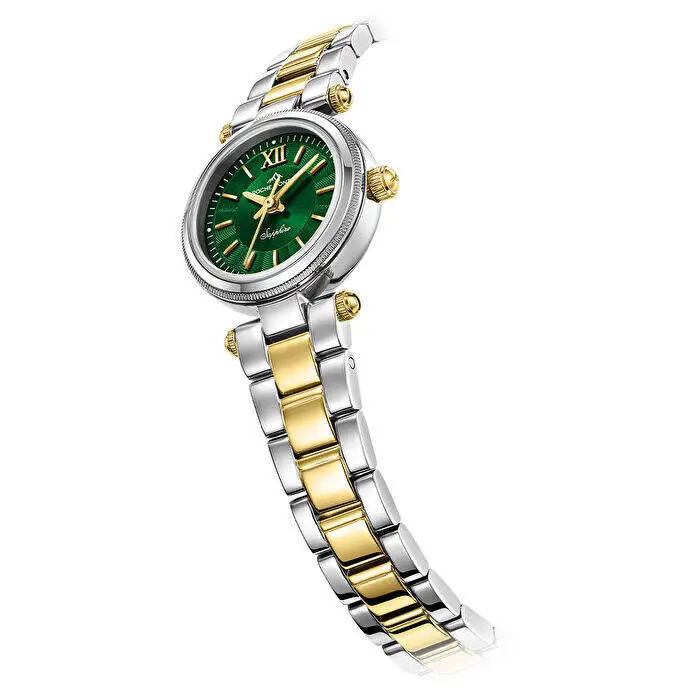 Roche Montre RML5006-04 Quartz Çelik Gri-Altın Rengi Safir 22 mm Kadın Kol Saati