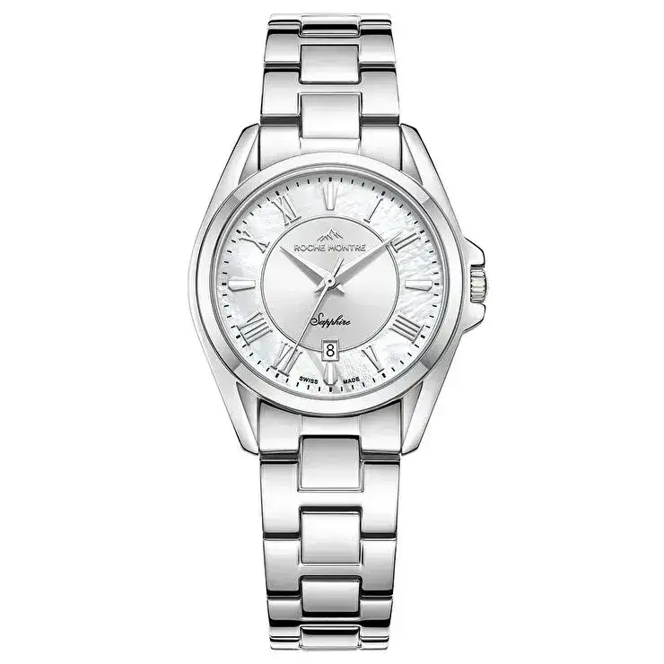 Roche Montre RML5009-01 Quartz Çelik Gri Safir 32 mm Kadın Kol Saati