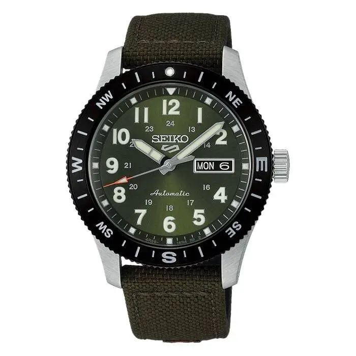 Seiko HDB008K Otomatik Nato Kordon Yeşil 10 ATM 41 mm Erkek Kol Saati