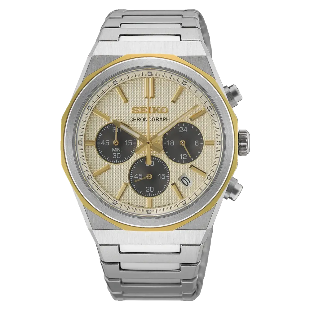 Seiko HGK001P1 Quartz Çelik Gri Safir 10 ATM 40 mm Erkek Kol Saati