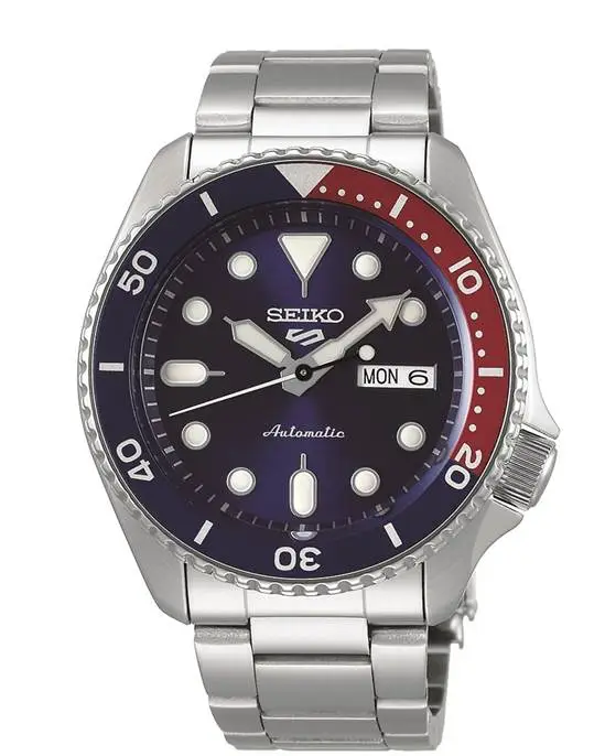 Seiko 5 SRPD53K Otomatik Çelik Gri Lacivert Kadran 10 ATM 42 mm Erkek Kol Saati