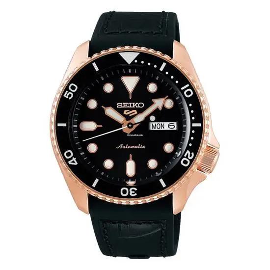 Seiko SRPD76K Otomatik Silikon Siyah 10 ATM 43 mm Erkek Kol Saati