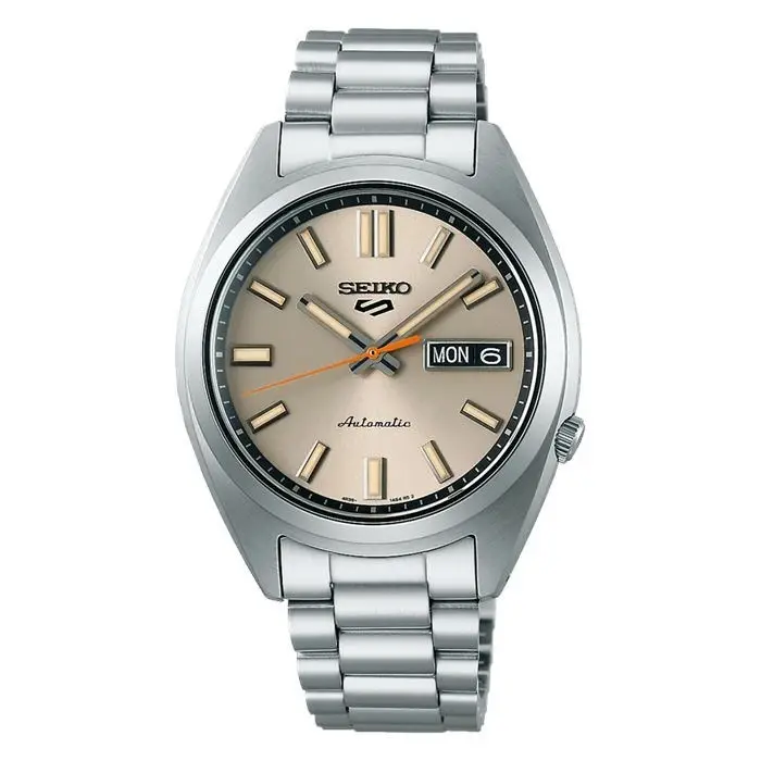 Seiko SRPK91K Otomatik Çelik Gri Krem Kadran 10 ATM 37 mm Erkek Kol Saati