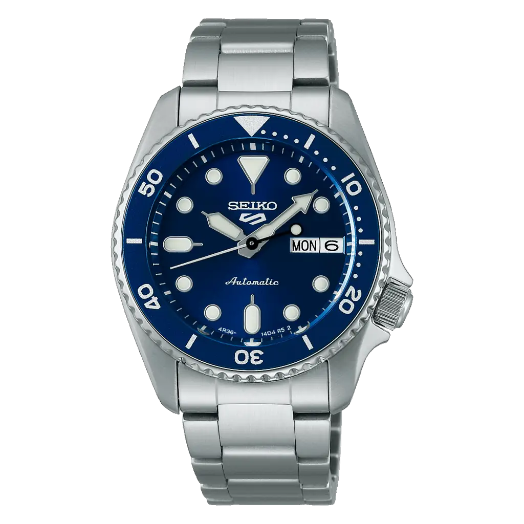 Seiko SRPL77K Kurmalı Otomatik Çelik Gri Lacivert Kadran 10 ATM 38 mm Erkek Kol Saati