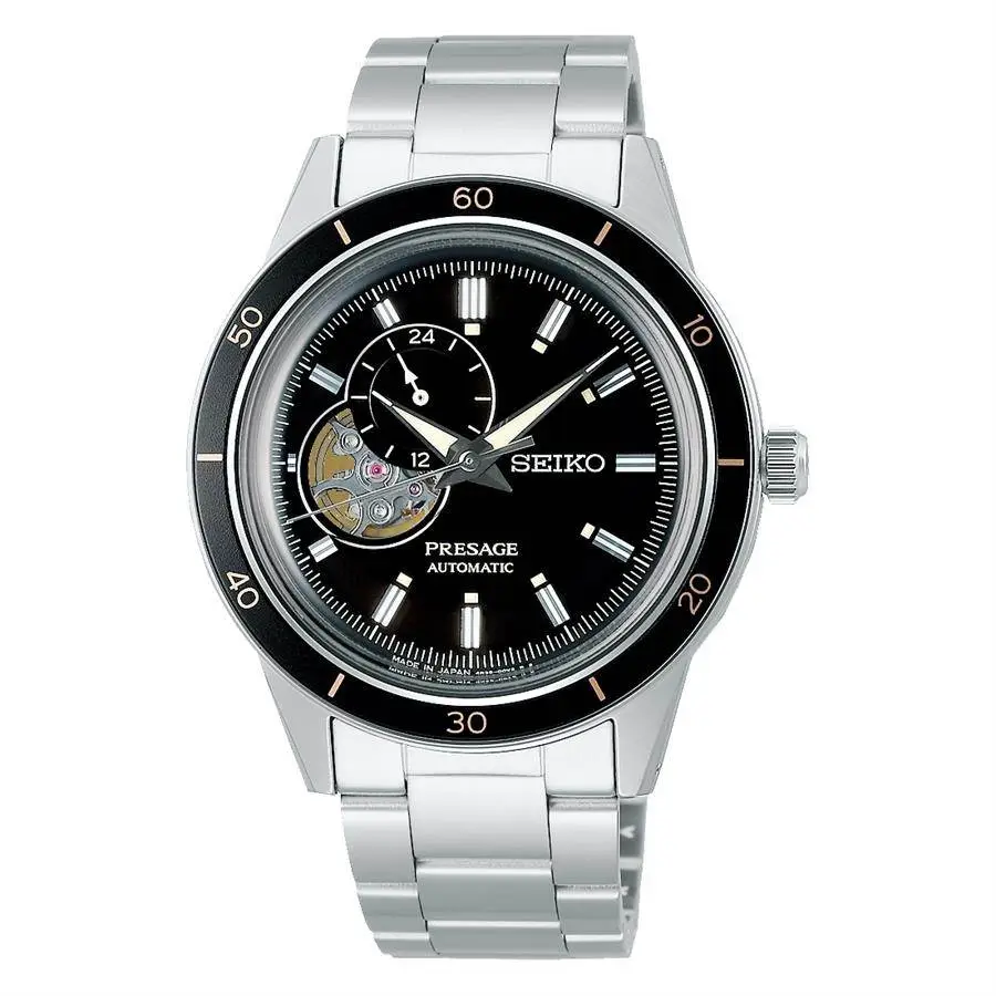 Seiko SSA425J1 Otomatik Çelik Gri Siyah Kadran 41 mm Erkek Kol Saati