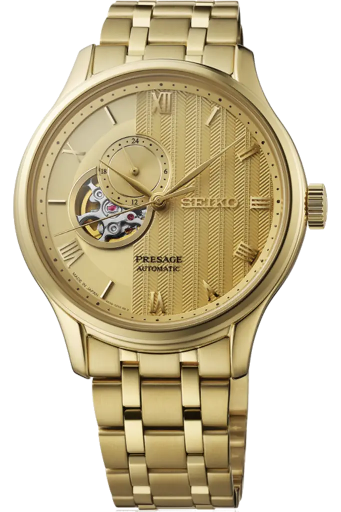 Seiko SSA468J1 Otomatik Çelik Altın Rengi Safir 42 mm Erkek Kol Saati