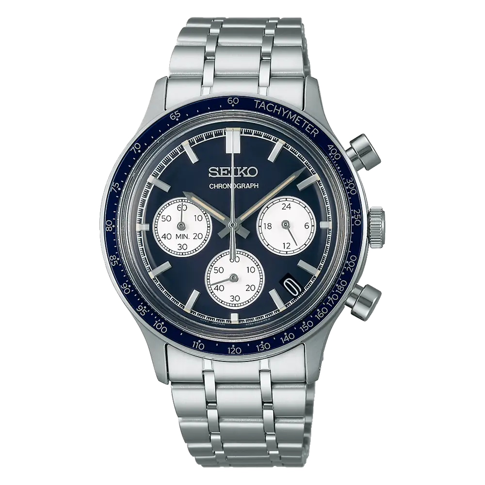 Seiko SSB477P1 Quartz Çelik Gri Lacivert Kadran 39 mm Erkek Kol Saati
