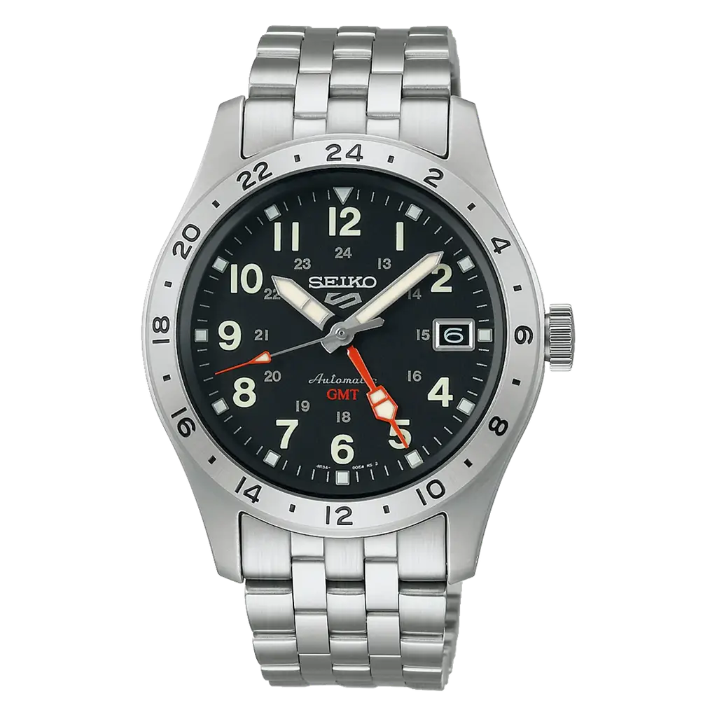 Seiko 5 SSK023K Otomatik Çelik Gri Siyah Kadran 10 ATM 39 mm Erkek Kol Saati
