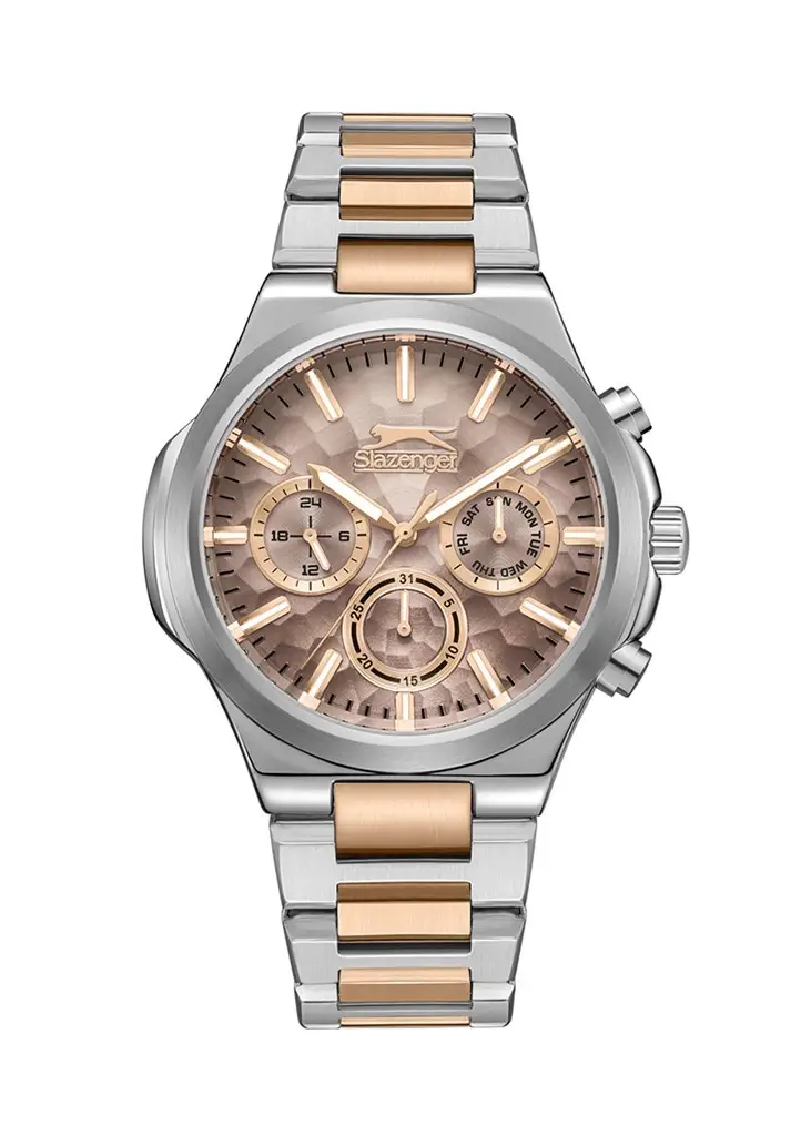 Slazenger SL.09.2427.2.02 Quartz Çelik Rose/Gri 45 mm Erkek Kol Saati
