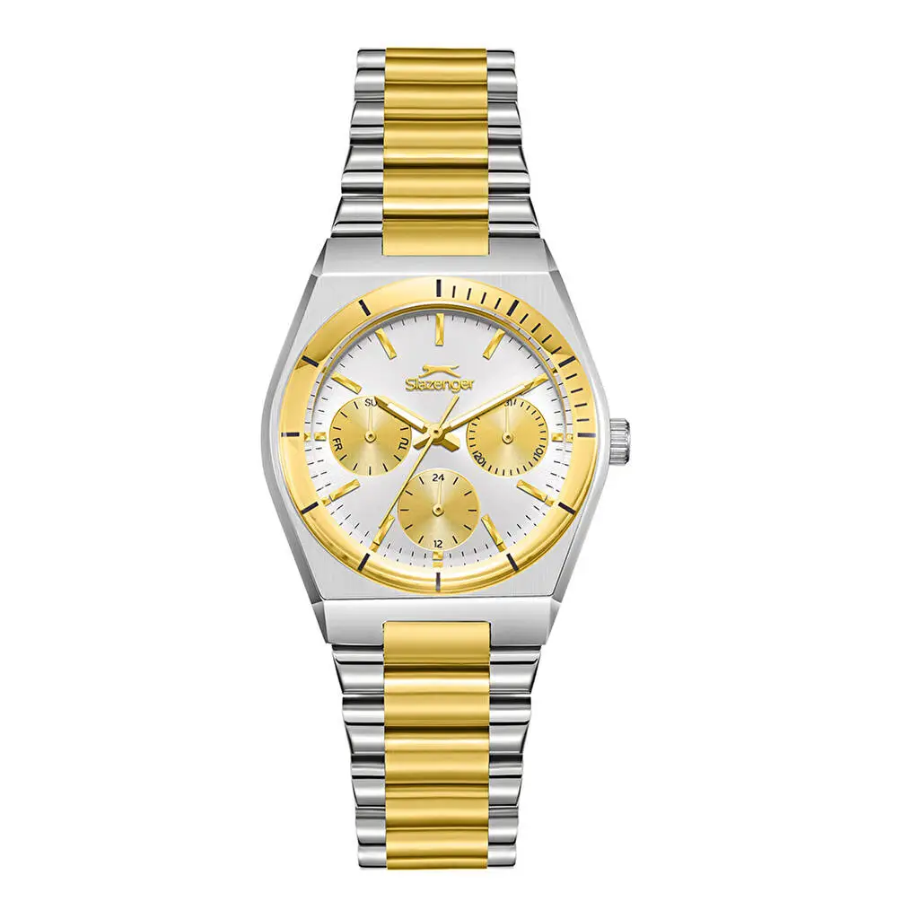 Slazenger SL.09.2467.4.03 Quartz Çelik Altın/Gri 34 mm Kadın Kol Saati
