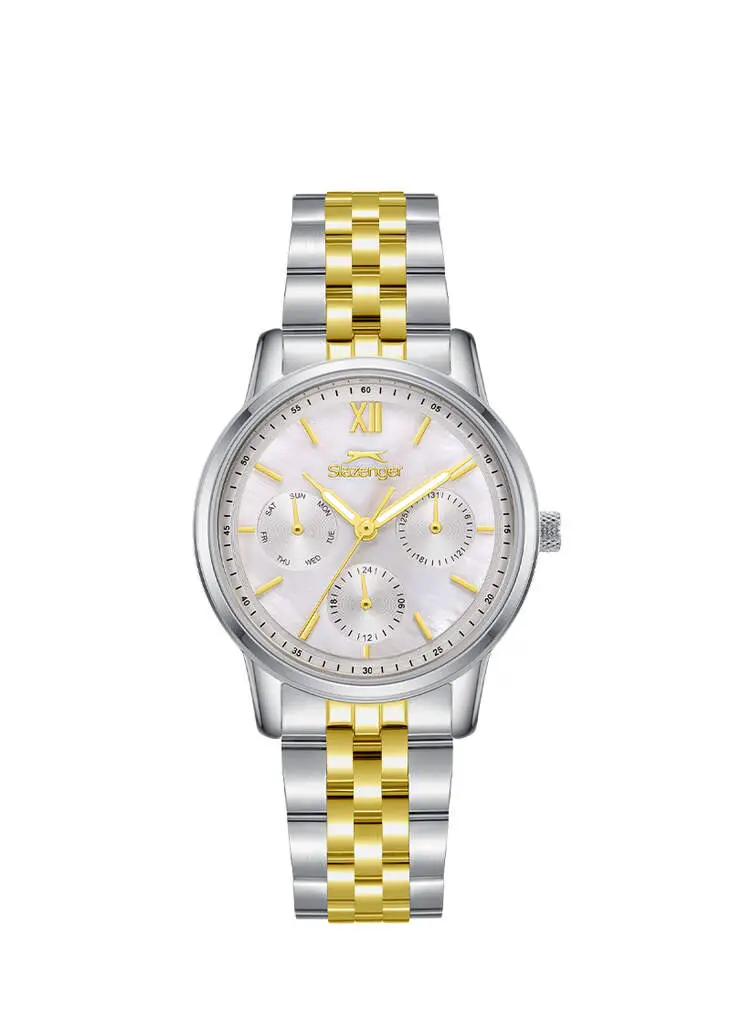 Slazenger SL.09.2471.4.02 Quartz Çelik Altın/Gri 34 mm Kadın Kol Saati