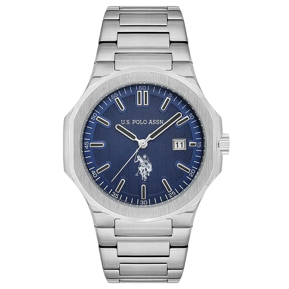 U.S. Polo Assn. USPA1091-01 Quartz Çelik Gri 45 mm Erkek Kol Saati